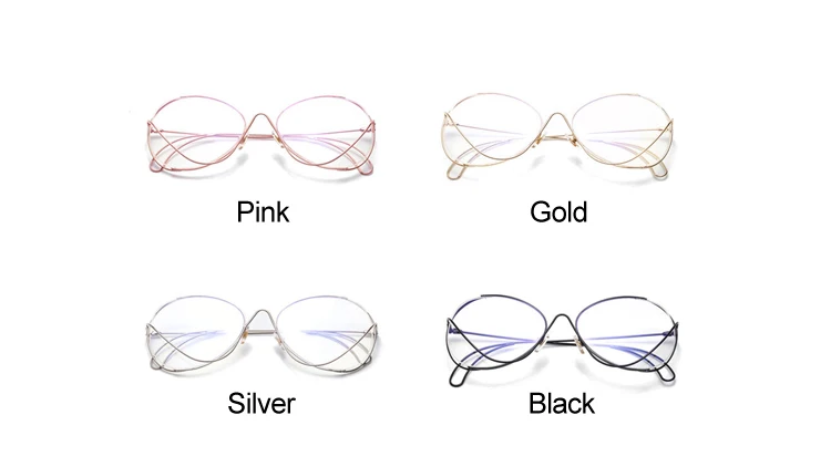Ralferty, уникальный дизайн, оправа для очков, для женщин, неровные, розовые, металлические оправы, очки, прозрачные линзы, очки, украшают очки X0507