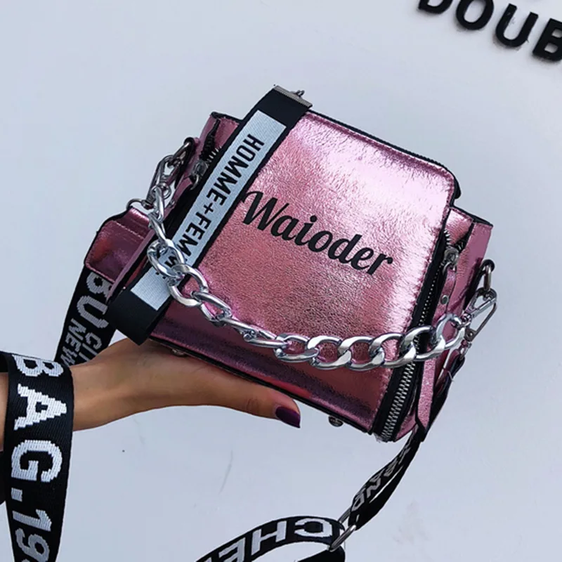 

PU Messenger Bags Popular Female Handbag For Lady Design Exquisite Crossbody Holiday Women Letter Shoulder Bag