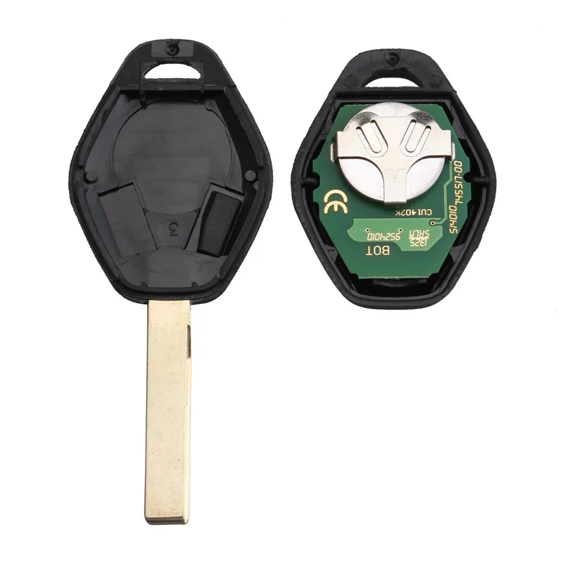 433/315 мГц 3 кнопки дистанционного ключа для BMW E38 E39 E46 EWS Системы чипа ID44(7935) HU92 лезвие ключ