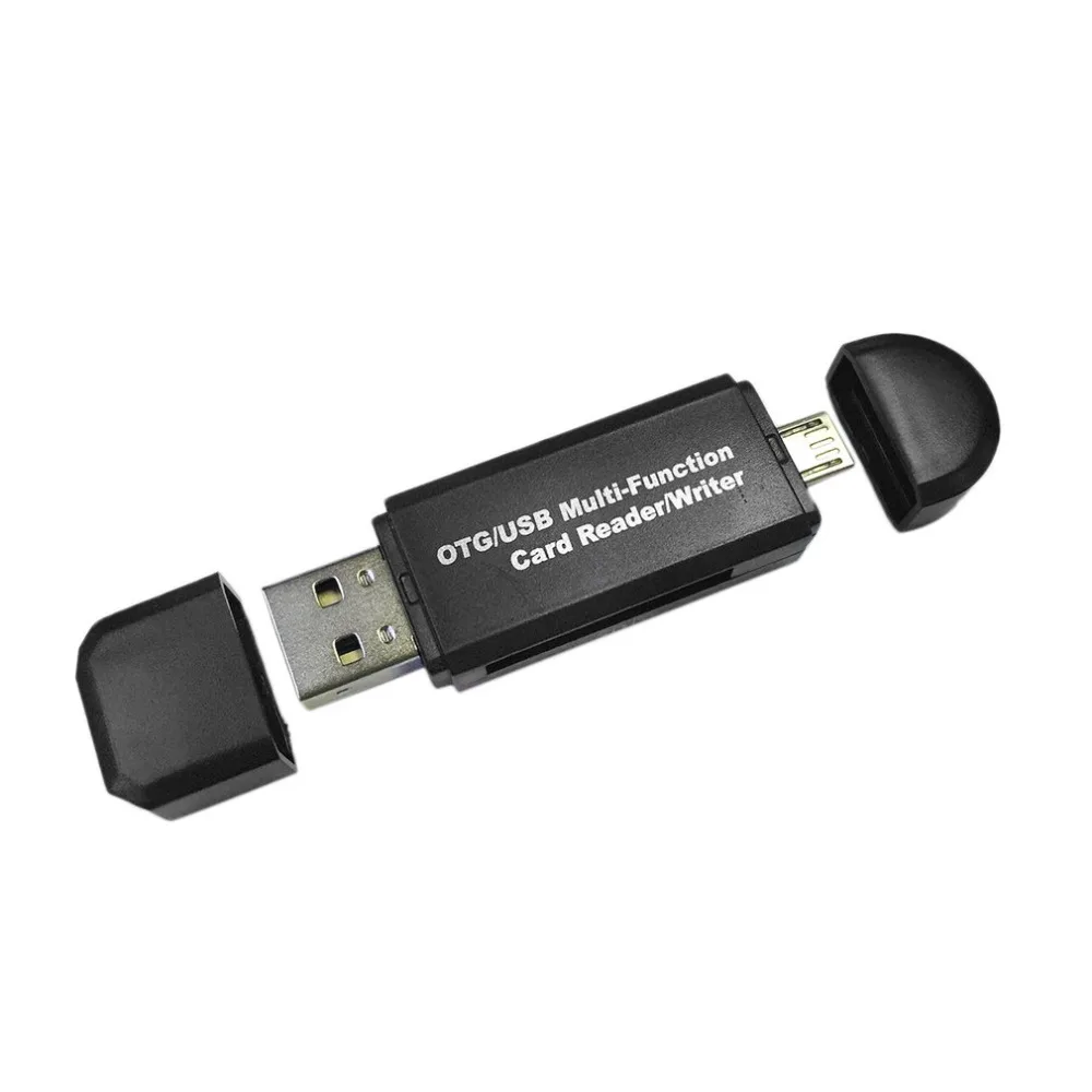 Многофункциональный Smart OTG картридер писатель высокоскоростной USB 2.0 SD Micro-SD Card Reader USB адаптер для android телефон компьютер