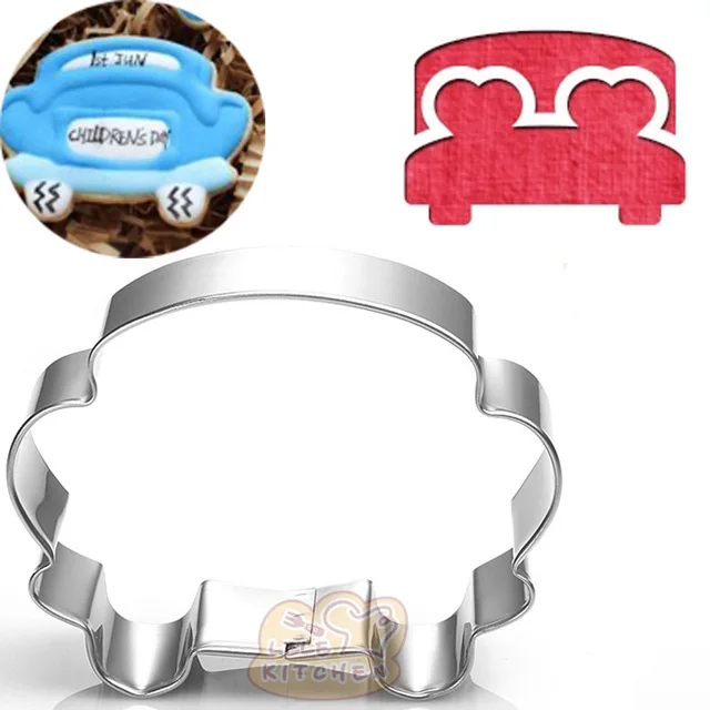 

1pcs Wedding Car Cookie Cutter Cake Molds Metal Fondant Cupcake Decor Tools Party Biscuit Sandwich Patisserie Mould Cooking Tool