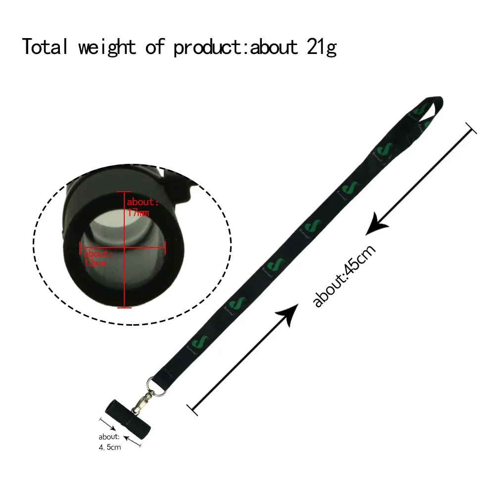 SY 1PC Shisha Hookah Neck Strap Lanyard Holder Suit For Diameter 12MM Hookah Handle Set For Chicha , Narguile Pipe Accessories