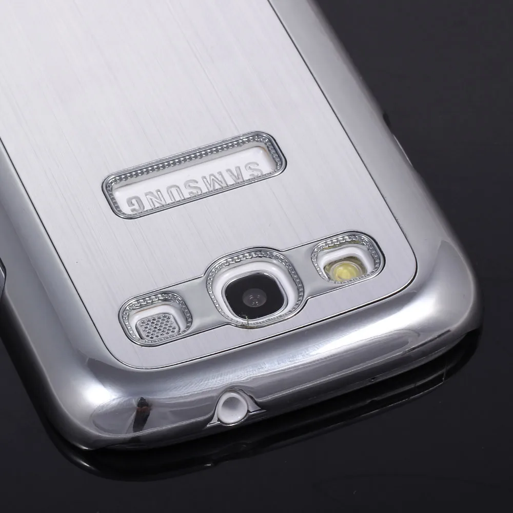 Silver Luxury Brushed Metal Aluminum Hard Case For SAMSUNG GALAXY III S3 i9300+Film |