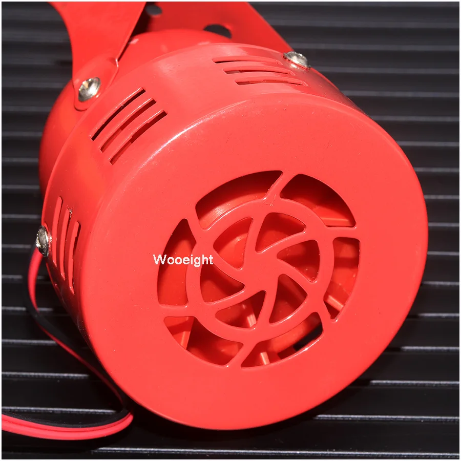 Wooeight Universal Automotive Motorcycle Red 12V 3 Driven Air Raid Siren Horn Speaker Alarm For Car Truck Motor Boat (7)
