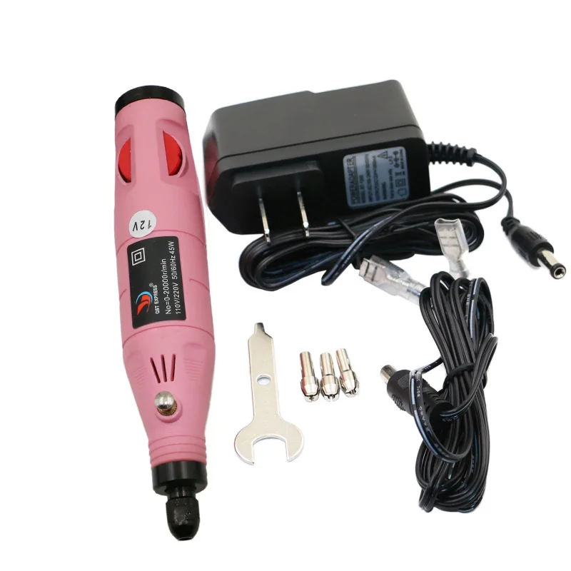 Electric-Drill-Electric-Grinding-12V-DC-Grinder-Tool-for-Polishing-Engraving-with-4pcs-Accessories-for-Dremel