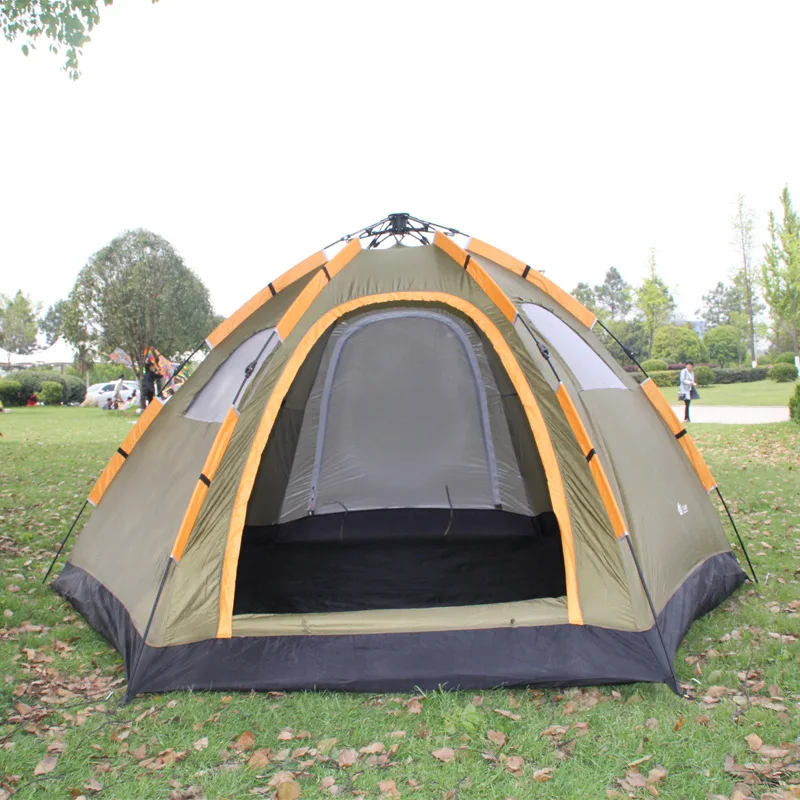 Палатки для кемпинга на 6 человек, 240 см* 350 см* 135 см, водонепроницаемые автоматические палатки, палатки для альпинизма, рыбалки, однослойные палатки