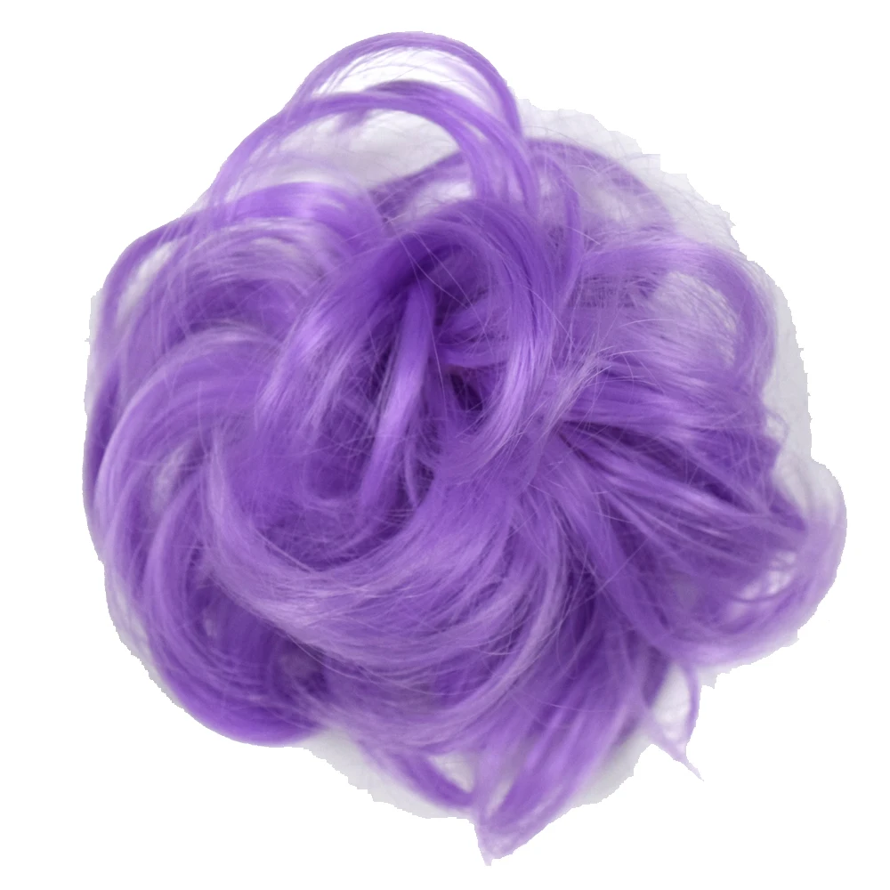 TOPREETY Heat Resistant Synthetic Hair pieces Curly Chignon with Rubber Band Hair Extensions Updo Donut Hairpieces TOPREETY Heat Resistant Synthetic Hair pieces Curly Chignon with Rubber Band Hair Extensions Updo Donut Hairpieces