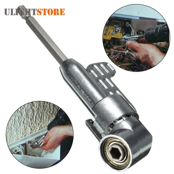 

1/4 Inch Hex Screwdriver Bit Holder 105 Degree Angle Extension Socket Holder Adaptor for Electric Drill Spanner