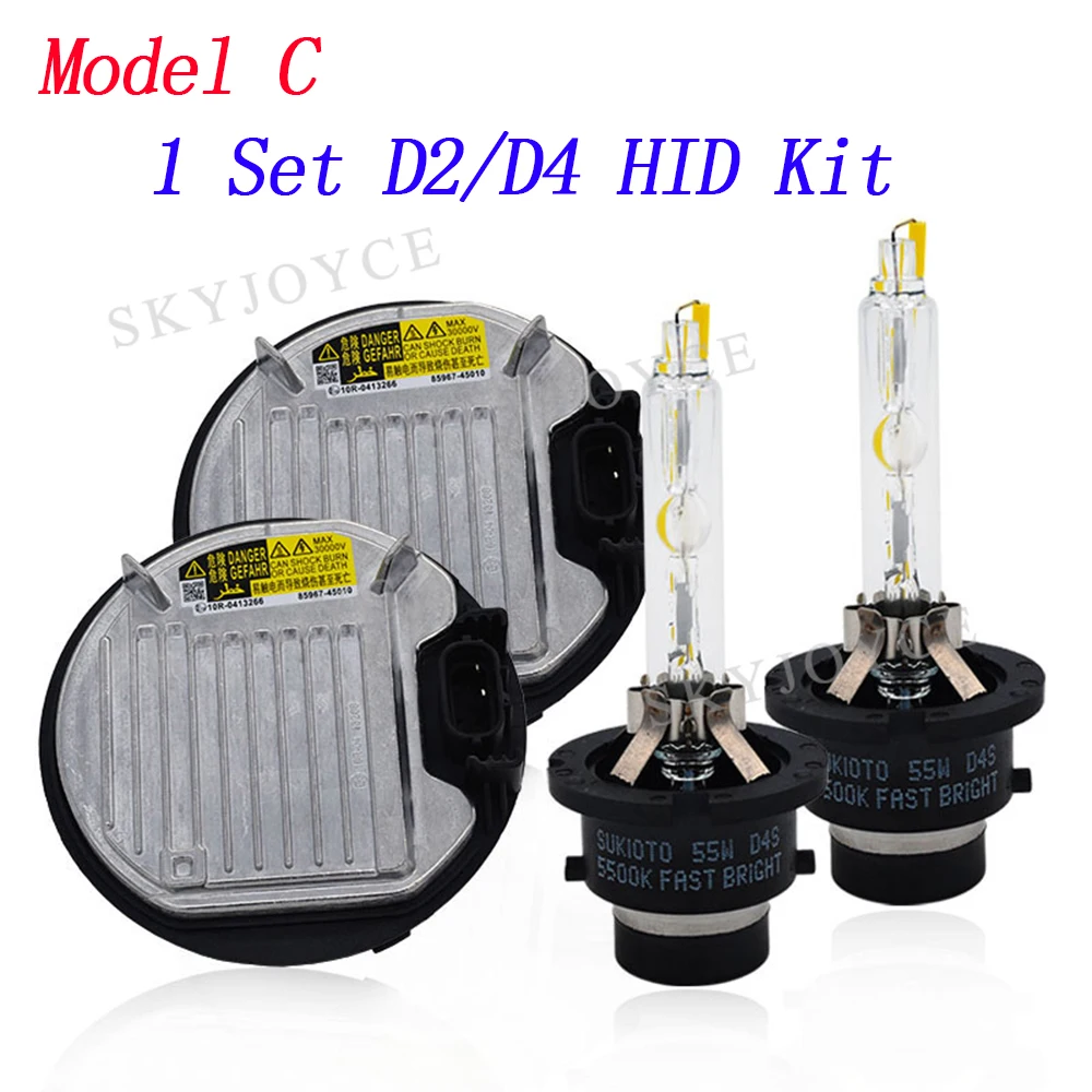 Набор для фар 55 Вт быстрая и яркая лампа D2S D2R D4S D4R HID комплект 85967 45010 блок