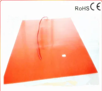

1000*1000*1.5mm Heat Hot Bed for 3D Printer Flexible silicone heater 110v 2000w adhesive 1side 100k thermistor 1000mm lead wire