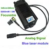 Bricolage CNC 5000 mw/5 w 450nm Module Laser bleu focalisable diode laser découpe gravure sculpture Machine ajuster puissance signal analogique ► Photo 1/5
