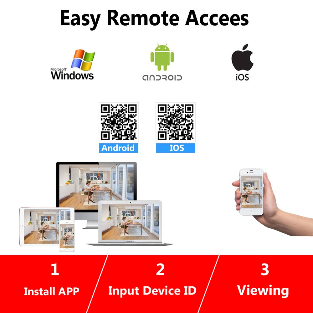  4MP HD 2560*1440 P cámara de seguridad de interior sistema 1080 P HDMI AHD DVR CCTV Video vigilanci