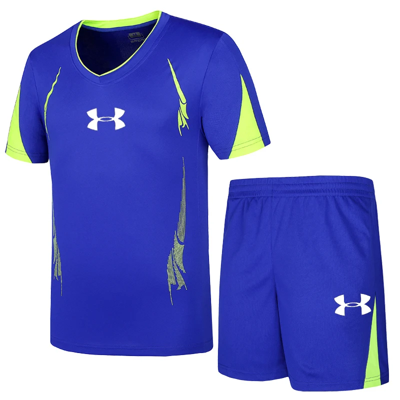 

2019 Under Armour Men Summer Sportswear Outdoor Breathable Trainning Suits Male Quick-drying Gym Clothing Sports Suits