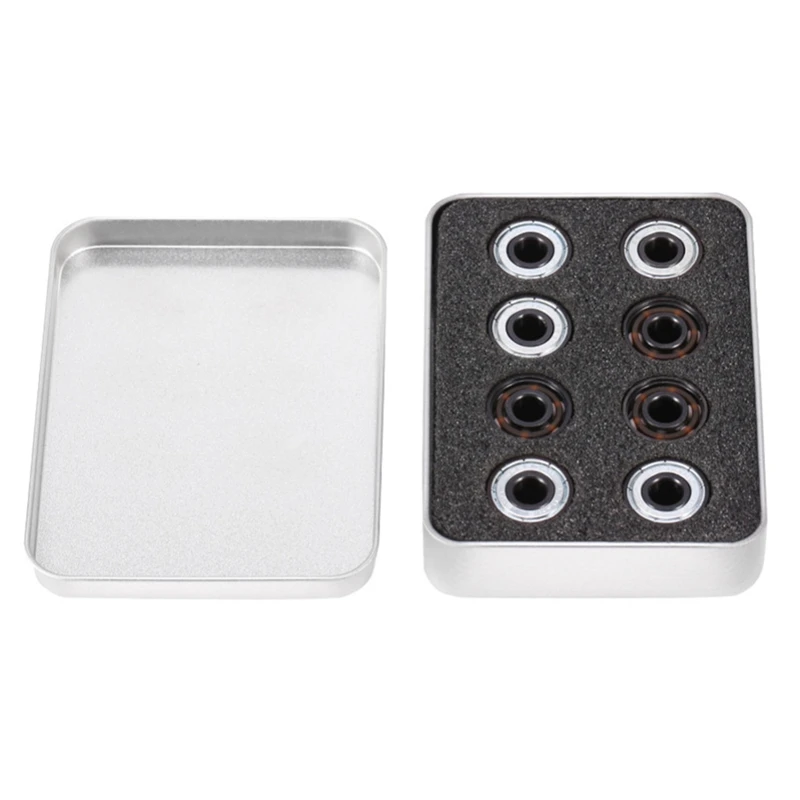 

Xinrub Miniature Bearing, 16Pcs / Set High Speed Roller Bearing 608 Inline Skate Plate Ceramic Plate In One Face