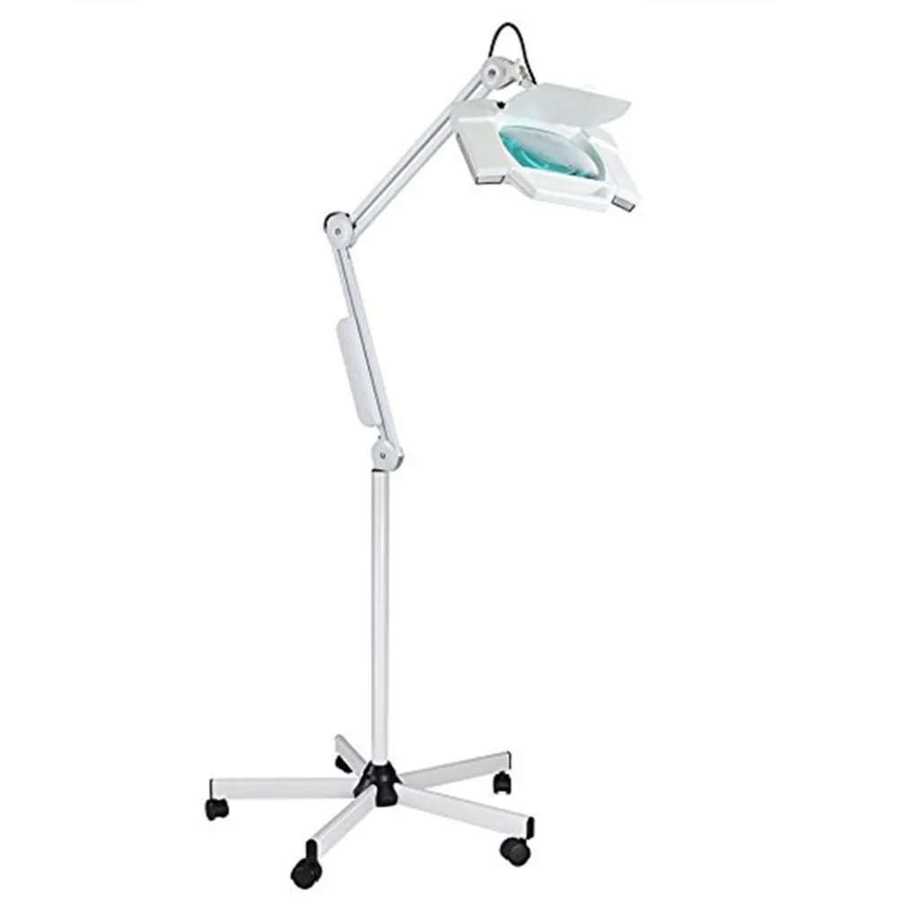 

YS-703 Vertical Stand LED 5X Beauty Light Magnifier Skincare Cosmetic Makeup Nail Manicure 5x Magnifying Spa Salon Tool Selling