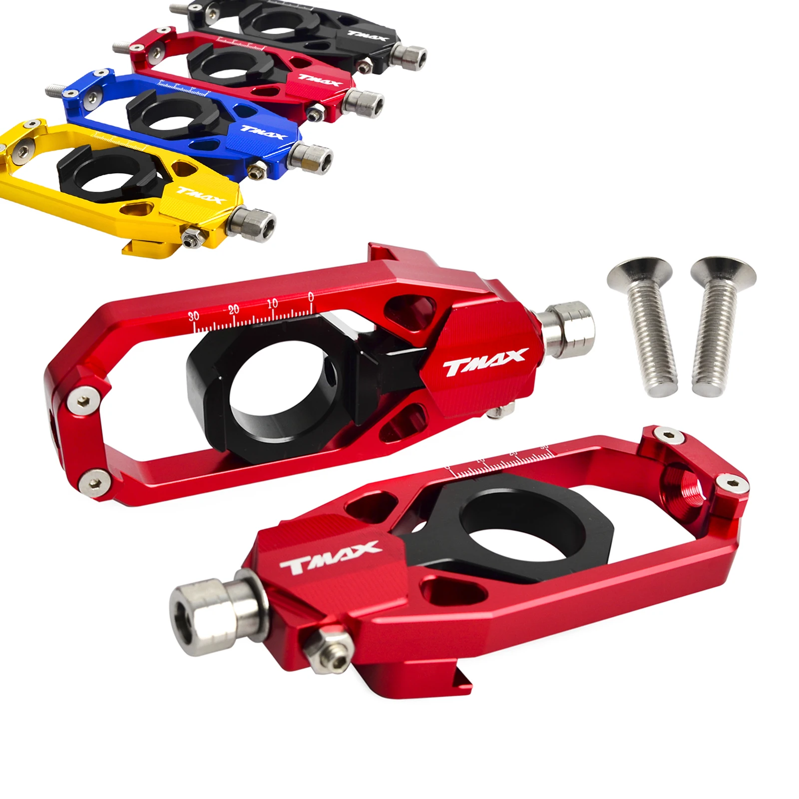 

Motorcycle Chain Adjuster Tensioners Strut Mount Stand Adjuster For Yamaha T-Max 530 TMAX 530 2012 2013 2014 2015 2016