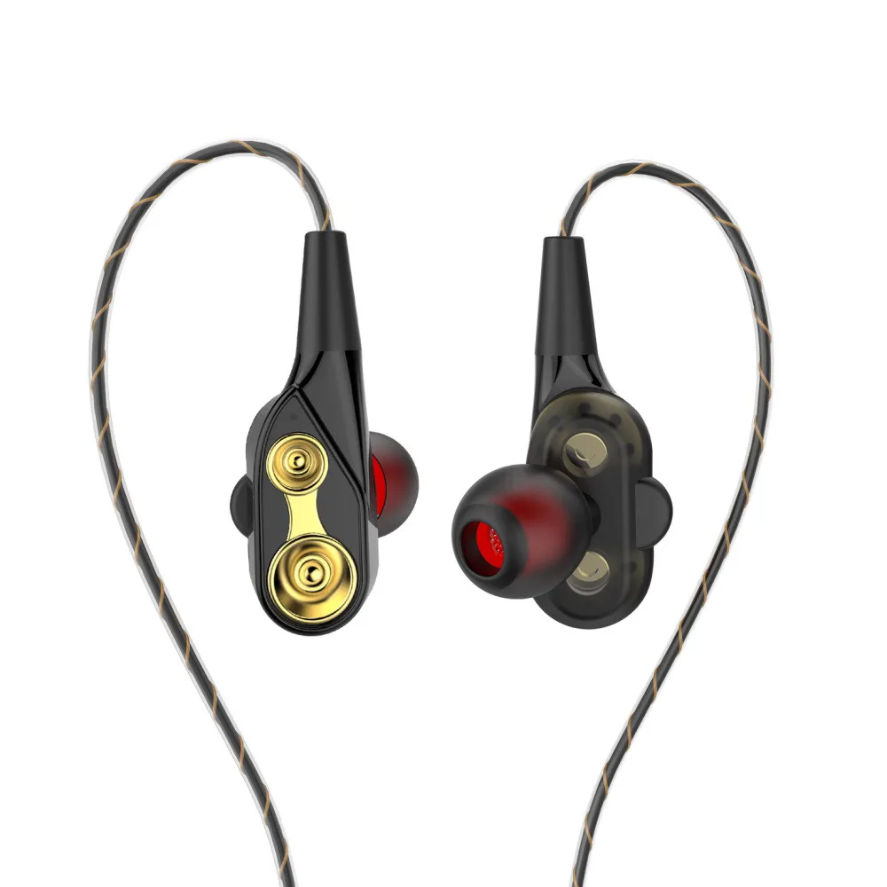 

Line Type HIFI In-Ear Super Bass Stereo Earphone Earbuds Sports Headset With Mic For 3.5mm Mobile Devices