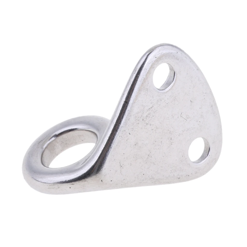 

Heavy Duty Stainless Steel Hook Ring Eye Plate Cable Rope Chain Boat
