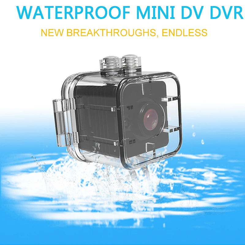 Camsoy sq12 Водонепроницаемый DV Камера HD 1080 P Спорт ИК Ночное видение видеорегистратор
