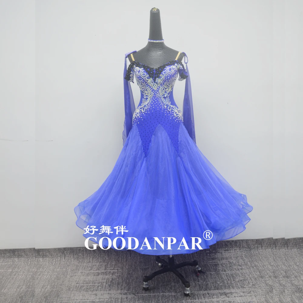 GOODANPAR Standaard бальная комната Danswedstrijd Jurk платье для бальных танцев танцевальная