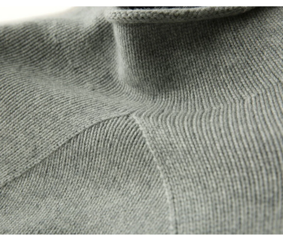 2019 Double thickening loose turtleneck cashmere sweater female sweater cashmere pullover sweater