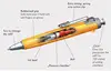 Tombow BC-AP AirPress Ballpoint Pen 0.7 mm Power Tank Ball Pen Japan 5