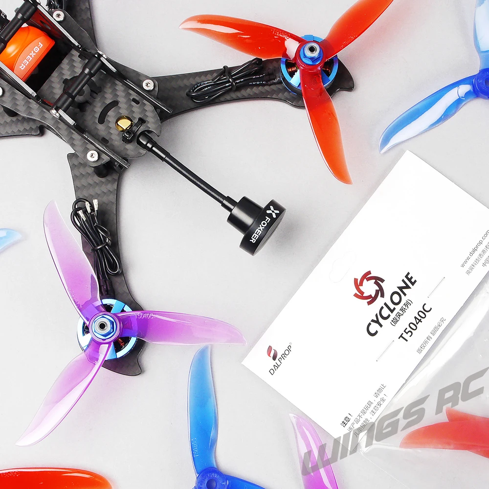 12 пар DALPROP CYCLONE T5040C PRO T5040V2 5040 3 Лопасти/tri-Blade Пропеллер для FPV Фристайл Дрон Квадрокоптер Рамка комплект