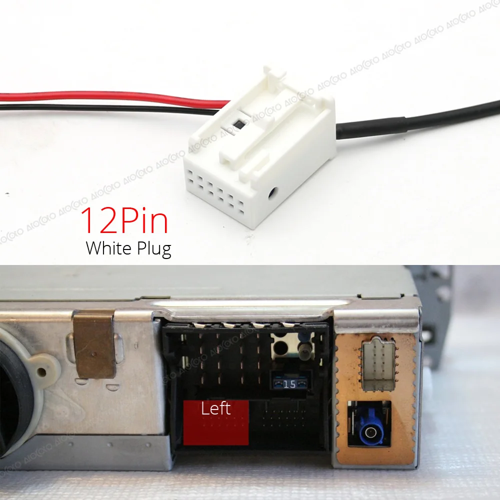 Bluetooth автомобильный комплект 12 Pin разъем модуль AUX приемник адаптер для BMW E60 E61 E39 CD