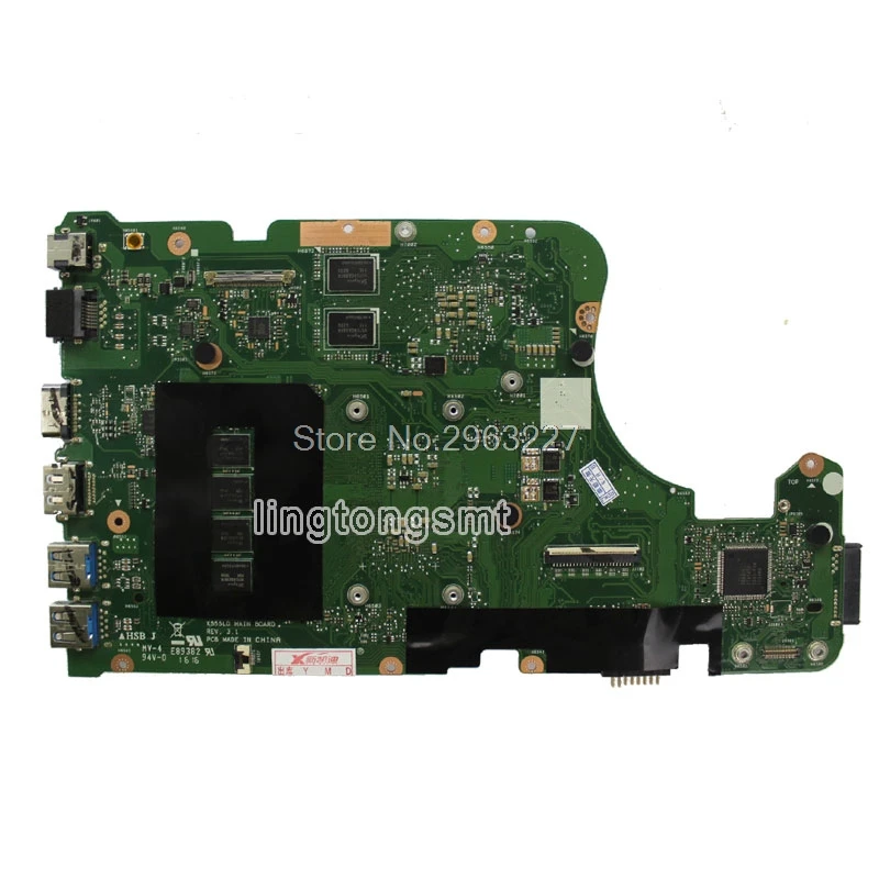 REV 3.3 ، 3.6 i5-5200U 4 GB X555LD اللوحة الأم ل ASUS R556L X555L X555LD X555LDB X555LD اللوحة مع 100% اختبار