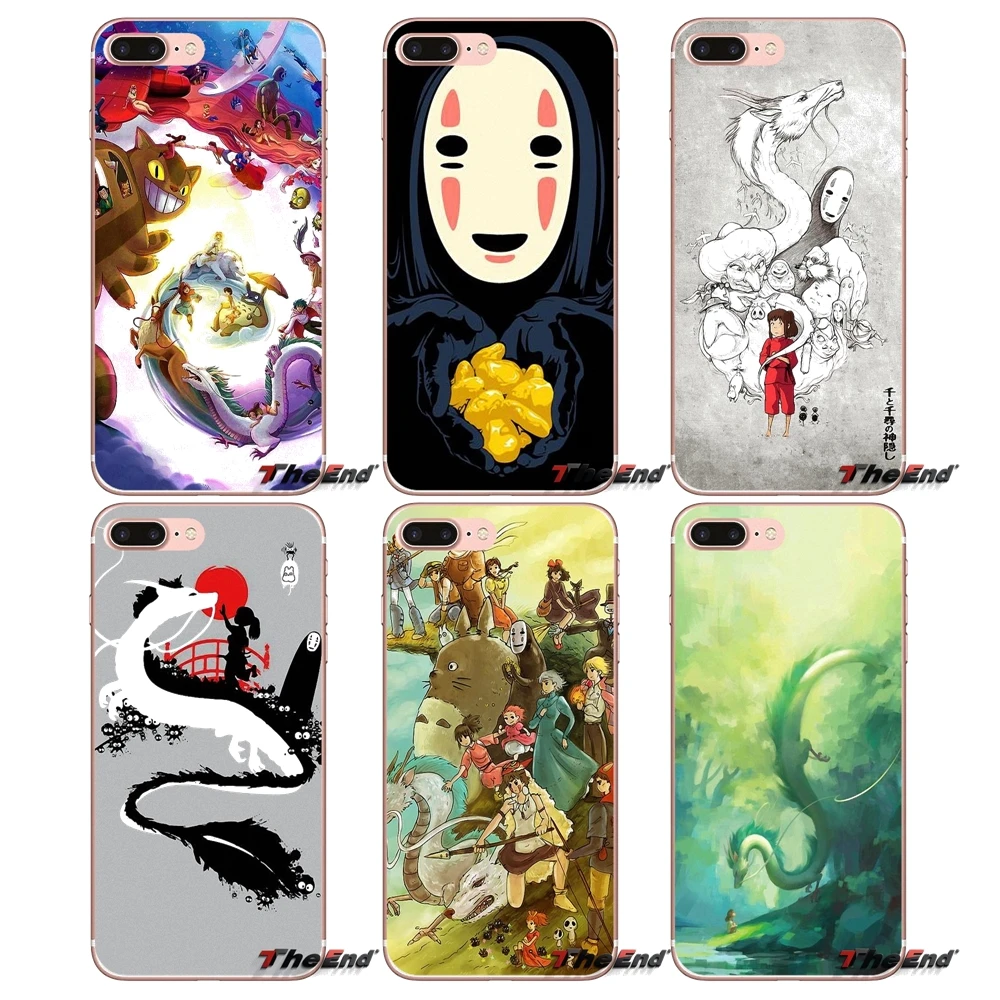 

For Samsung Galaxy S9 Plus Note 8 One Plus oneplus 5T Meizu M5s LG V30 HTC U11 Capa Japan Spirited Away No Face Character Case