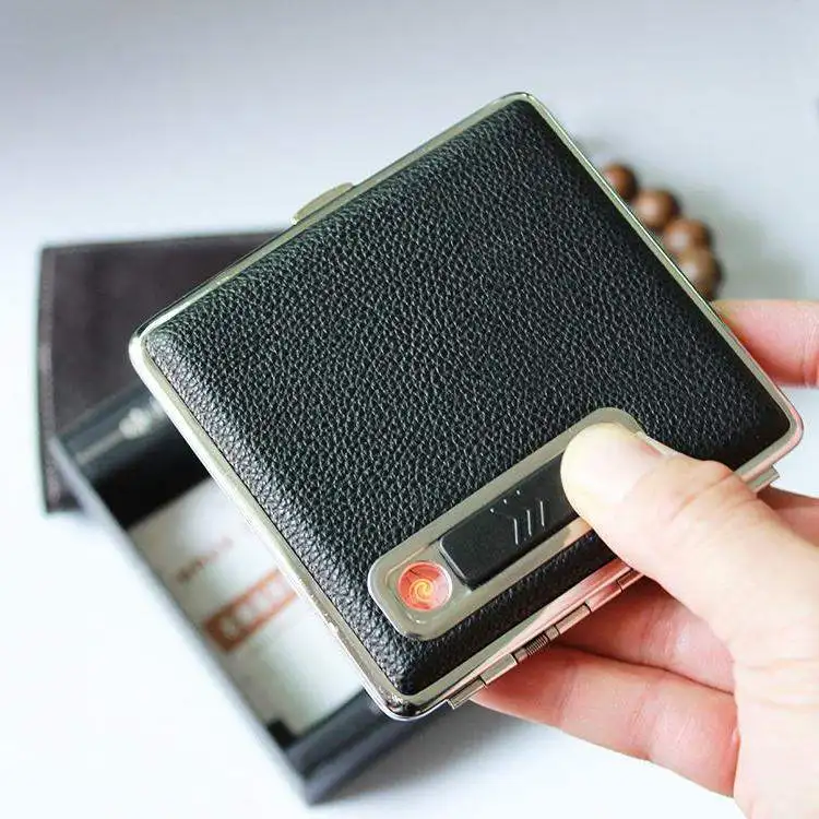 16 cigarettes box USB Cigarette case with cigar lighter pack | Дом и сад