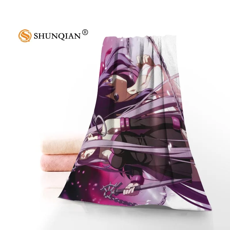 New Fate stay night UBW Towel Printed Cotton Face/Bath Towels Microfiber Fabric For Kids Men Women Shower Towels K0678S