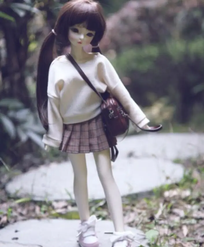 Новые Красивые Топы + плиссированная юбка для 1/4 1/6 BJD MSD YOSD кукла бюст