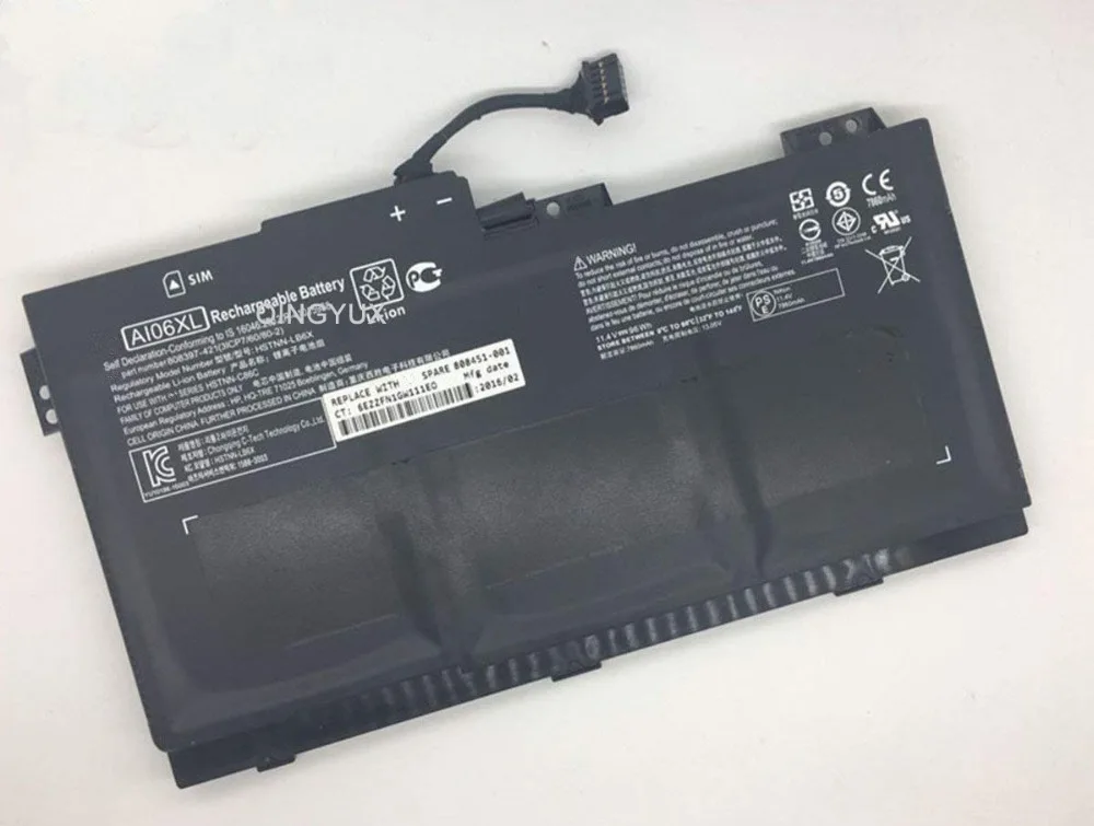 

QINGYUX AI06XL HSTNN-LB6X HSTNN-C86C 11.4V 96Wh Laptop Battery Compatible with HP ZBook 17 G3 Series Notebook
