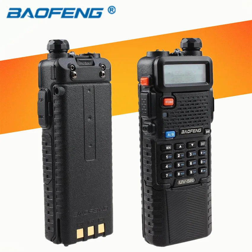 Baofeng UV-5R 3800mAh CB радио Двухдиапазонная портативная рация Макс 5 Вт радиопередатчик Ham Радио uv5r двухсторонний Raido hf трансивер