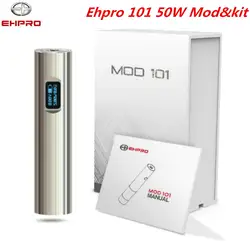 Оригинальный Ehpro 101 мод и комплект 50 Вт vape 0,49 oled-экран fit 18650 и 18350 Батарея НИТК/TITC /гнтц/мощность/By пройти режиме электронной сигареты