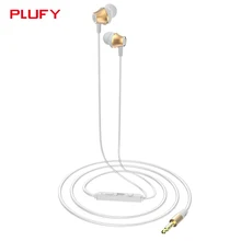 Plufy Universal In-ear Earphone 3D Bass Headset Earbud With HD Microphone and Headphone For Samsung ear Phone Computer Earpiece