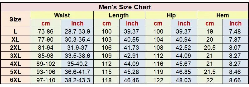 size men 800