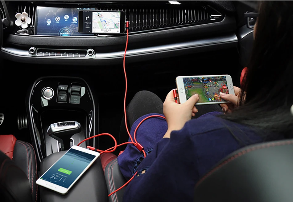  Elbow 3 in 1 Micro USB Type-C Lighting Charger Cable 8 Pin For iPhone X 7 8 Plus For Sony Samsung Long Charge Cables 1 (18)