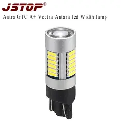 Jstop Astra GTC + Vectra Antara автомобиль свет W5W T10 внешний Лампы CANBUS сигнальные лампы 12VAC T10 W5W 6000 К водить автомобиль ширина огни