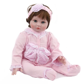 

55cm Silicone Reborn Baby Dolls Baby Real touch Lifelike collectible Doll girl princess vinyl newborn Birthday Xmas gifts baby