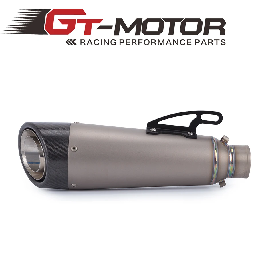 GT Motor-51mm из углеродного волокна Мотоциклетный титановый сплав глушитель выхлопной трубы мото спасательный чехол для HONDA