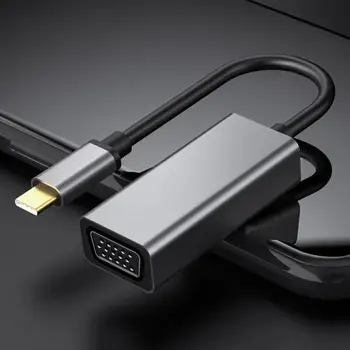 

USB Type-C Male To VGA Female Converter Adapter Type-c To VGA Cable For Macbook Laptop Accessary