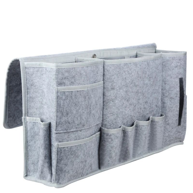 Многофункциональная кровать для хранения бытовой диван Висячие прикроватные сумки для хранения войлочный стол органайзер для хранения с карманами телефон журнал