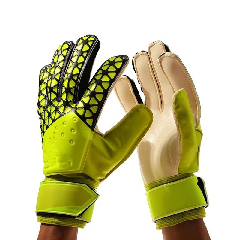 football and goalie gloves