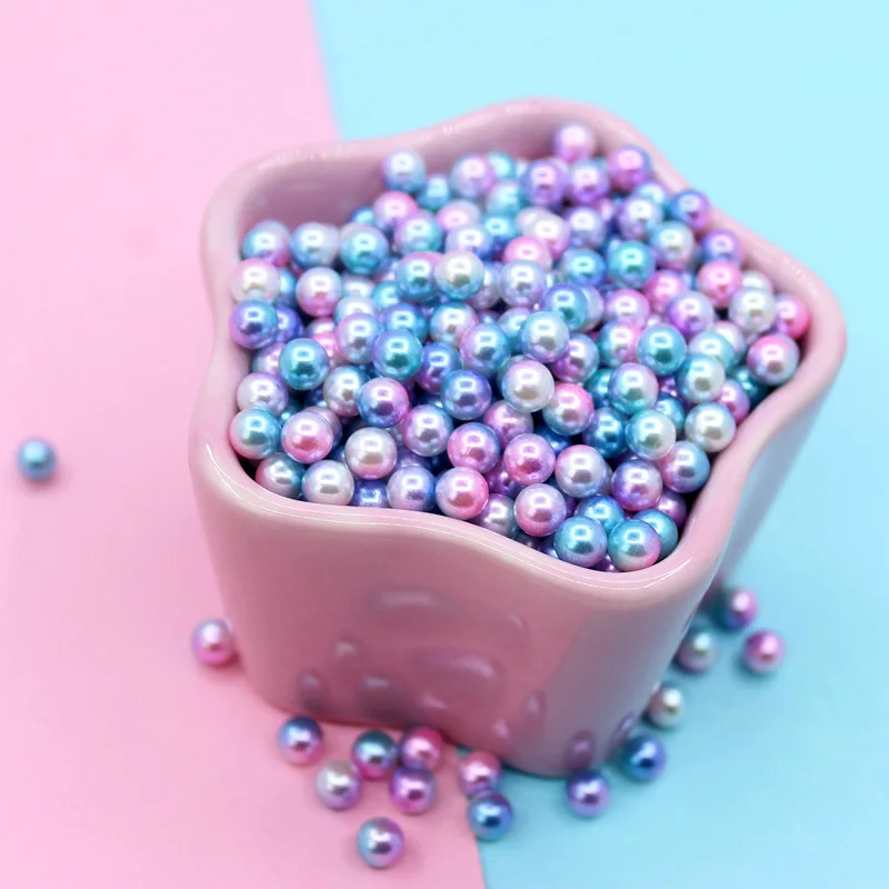 Happy Monkey20g/pack 6mm Slime Supplies Toys DIY Plastic Pearl Beads Slime Accessories Filler For Fluffy Clear Crystal Slime Happy Monkey20g/pack 6mm Slime Supplies Toys DIY Plastic Pearl Beads Slime Accessories Filler For Fluffy Clear Crystal Slime