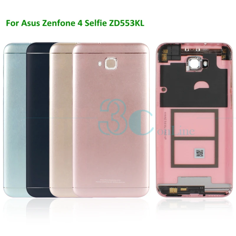 Для Asus Zenfone 4 Selfie ZD553KL задняя крышка металлическая Батарейная дверь для Zenfone4