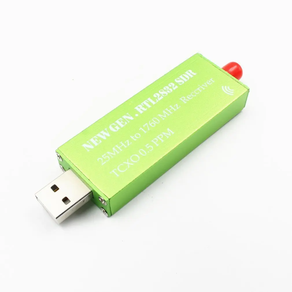 

SDR RTL2832U+R820T2 25MHz To 1760MHz Tuner Receiver Temperature Compensated Crystal Oscillator Receiver Software Defined Radio