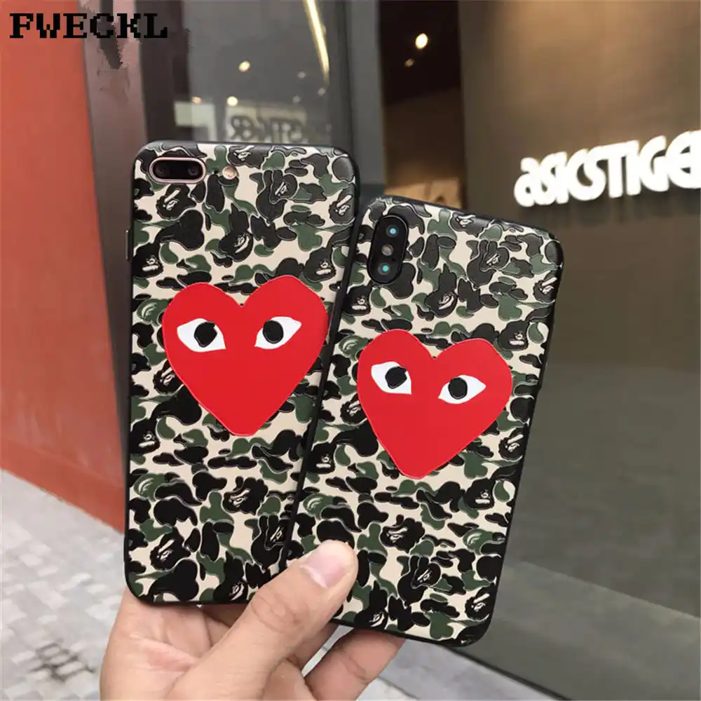cdg play camo