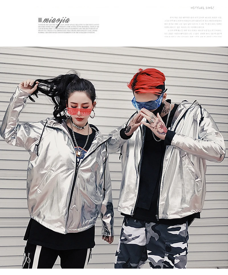 Korean Hip Hop Jacket Man 2018 Hood Windbreaker   (8)